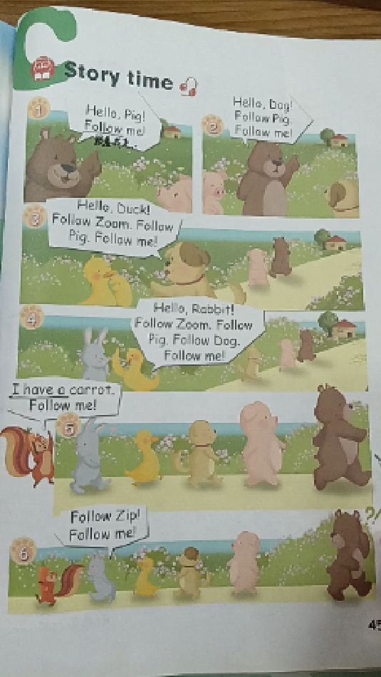 小学三年级英语Unit4第四单元Storytime朗读与讲解