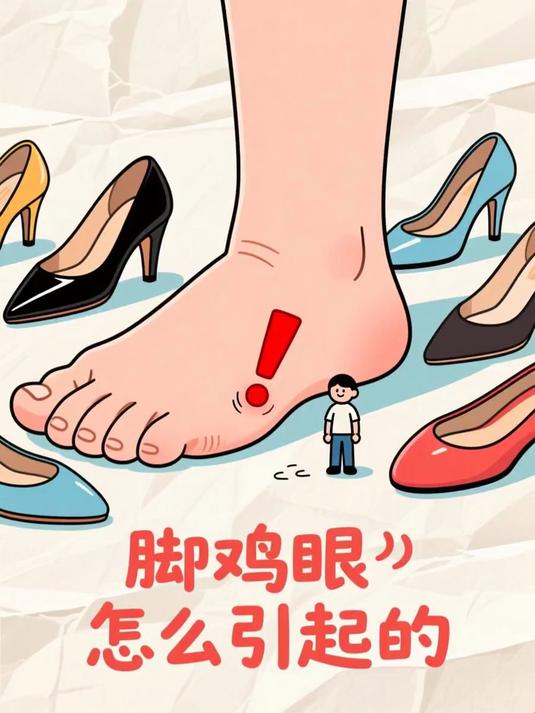 脚鸡眼怎么引起的