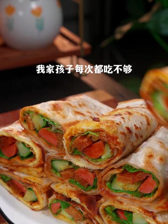 两分钟搞定早餐鸡蛋灌饼