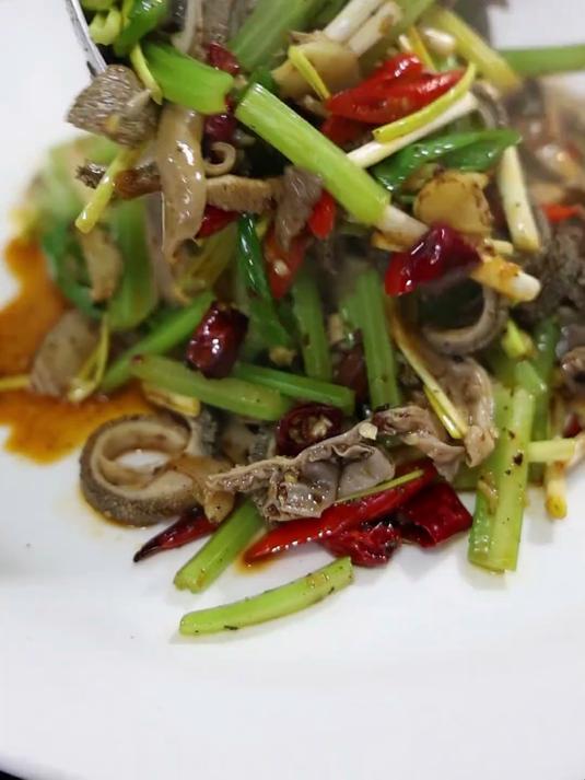 炒羊肚 教你一招炒出饭店里的味道!
