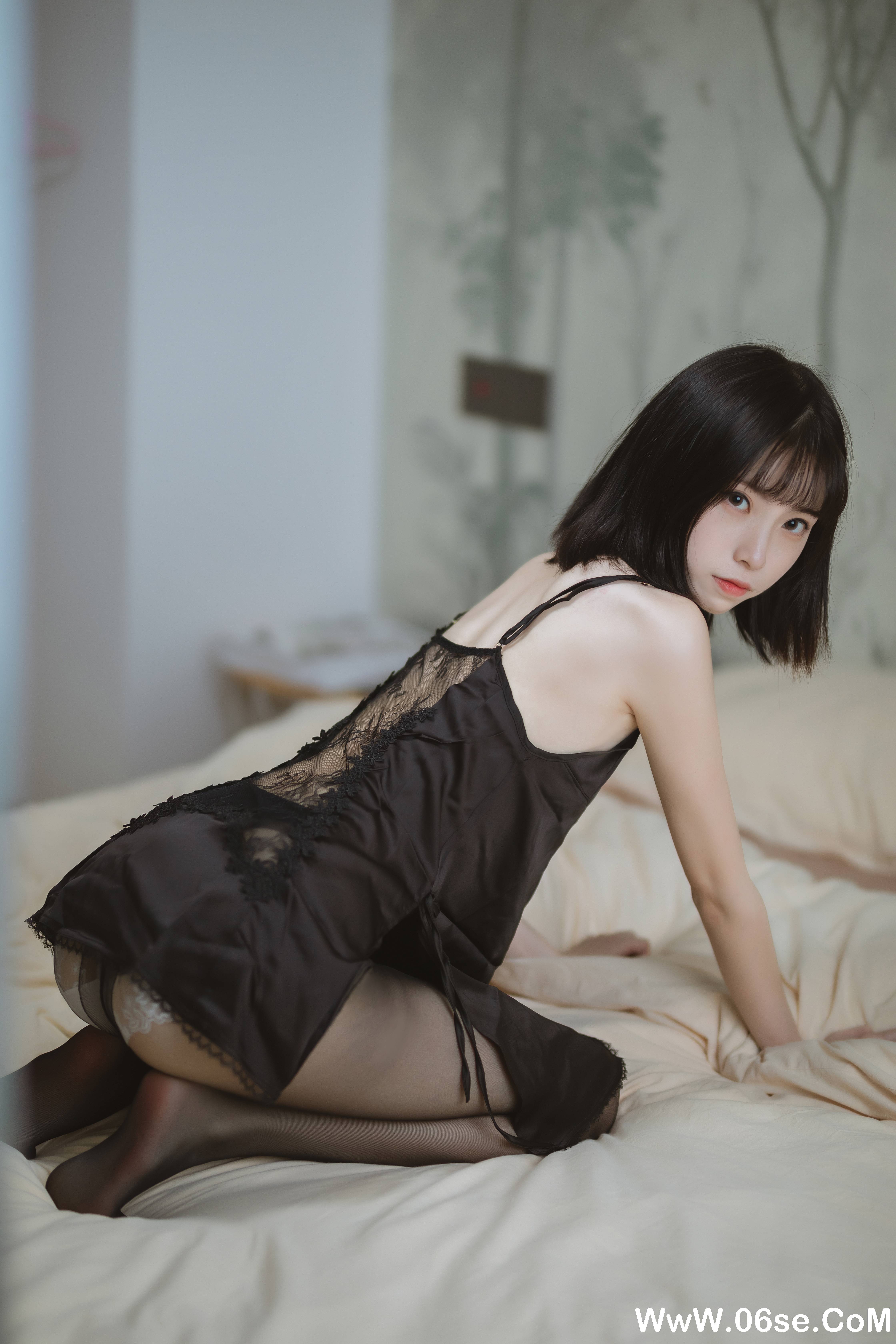 图片[22]-许岚 NO.006 — 黑色蕾丝睡衣[40P585M]-六色网