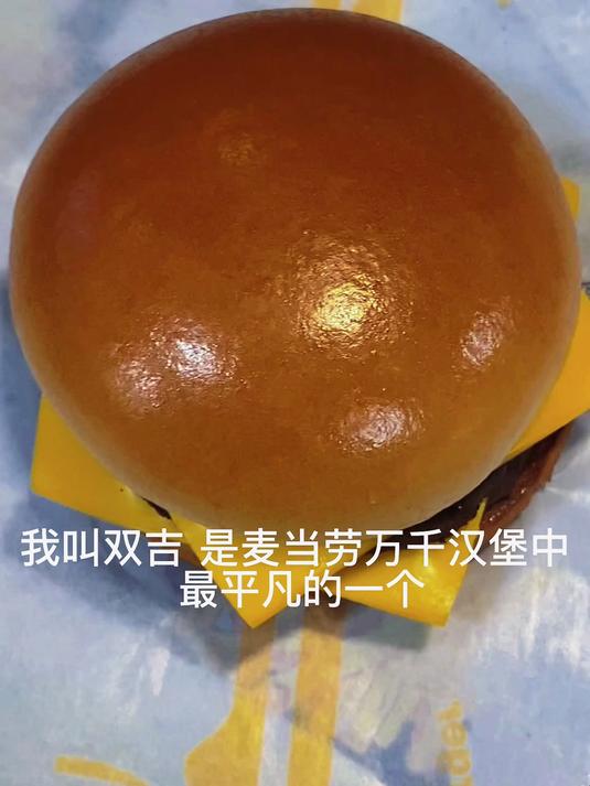 当我拥有了一个漂漂亮亮的双层吉士堡……