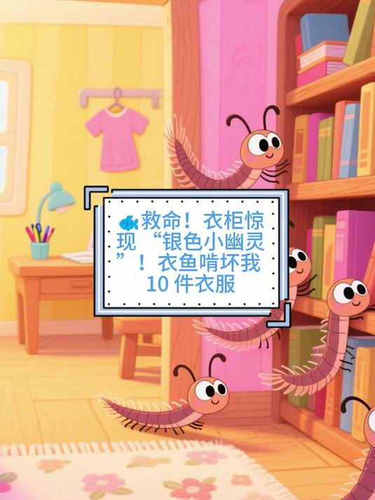 救命!衣柜惊现 “银色小幽灵”!衣鱼啃坏我 10 件衣服