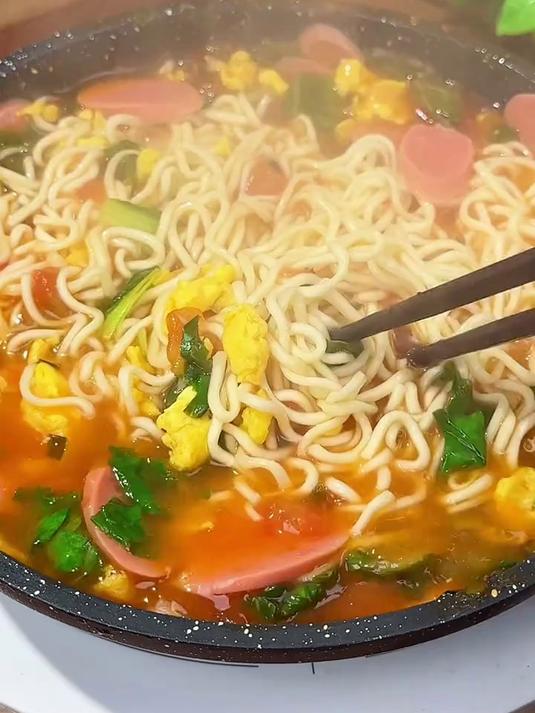 宝宝爱吃的番茄鸡蛋面