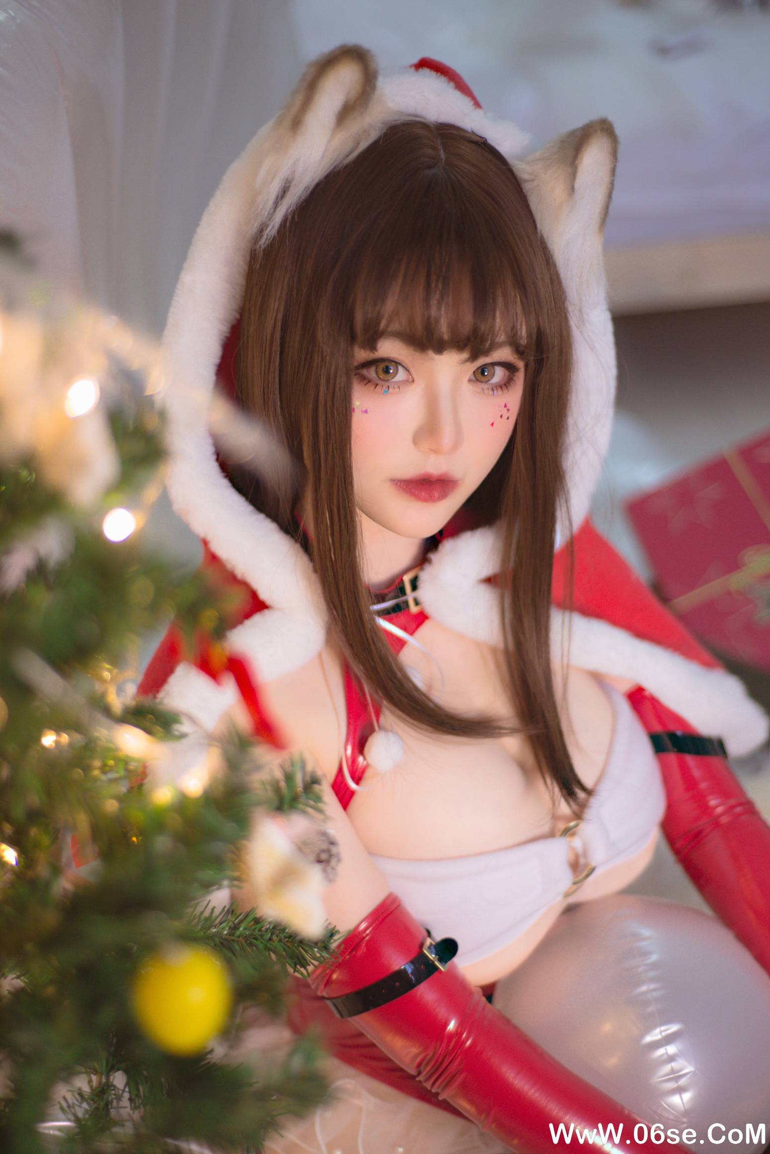 图片[2]-佳奈喵 NO.001 – 雪夜锦礼[25P71M]-六色网