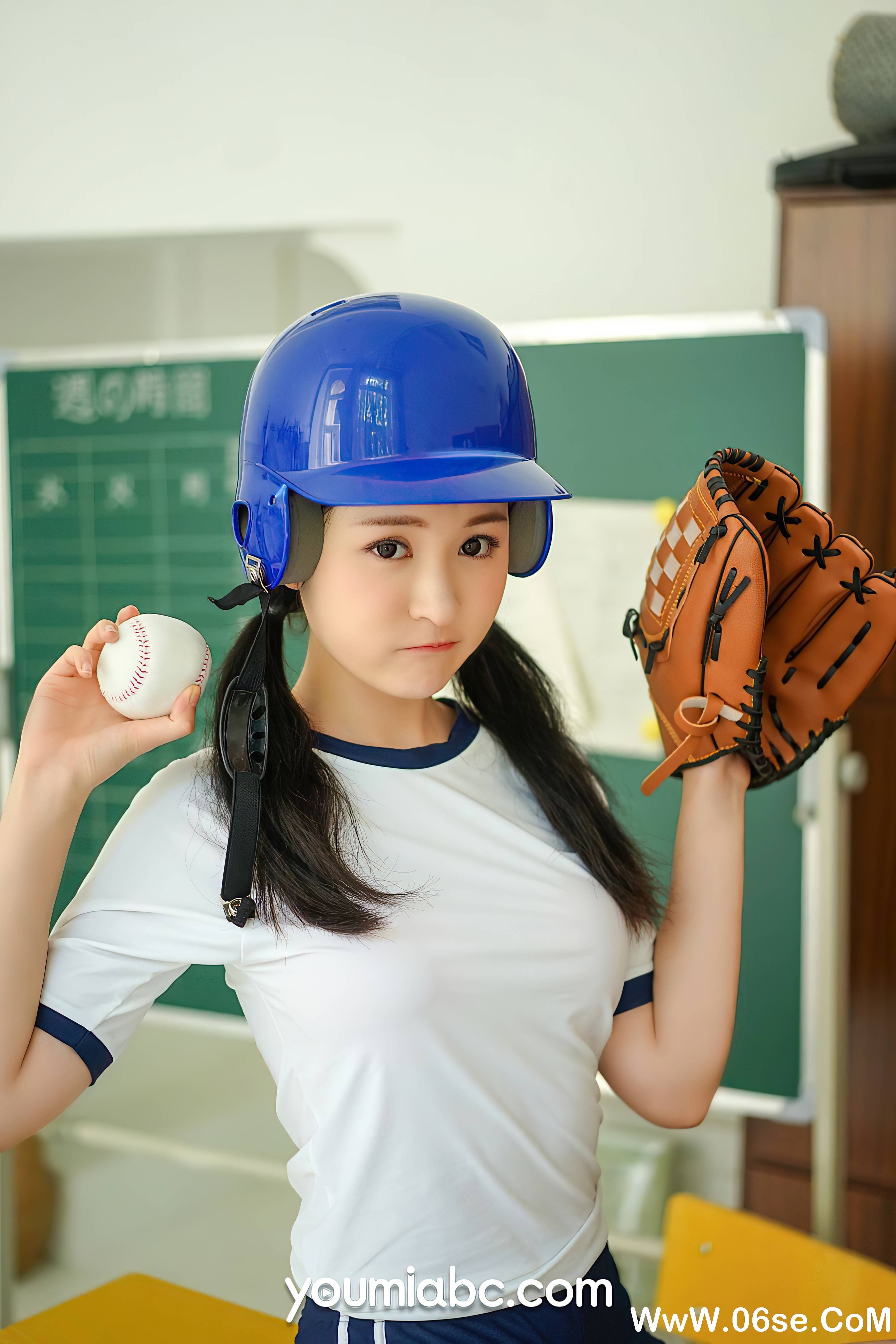 图片[31]-[YouMi尤蜜] 2021.07.05 棒球少女心动signal 沈梦瑶[32+1P690M]-六色网