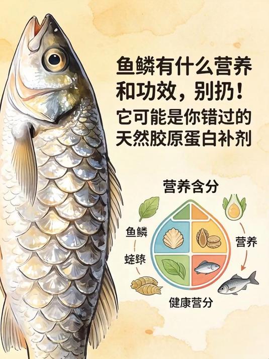 鱼鳞有什么营养和功效，别扔！它可能是你错过的天然胶原蛋白补剂