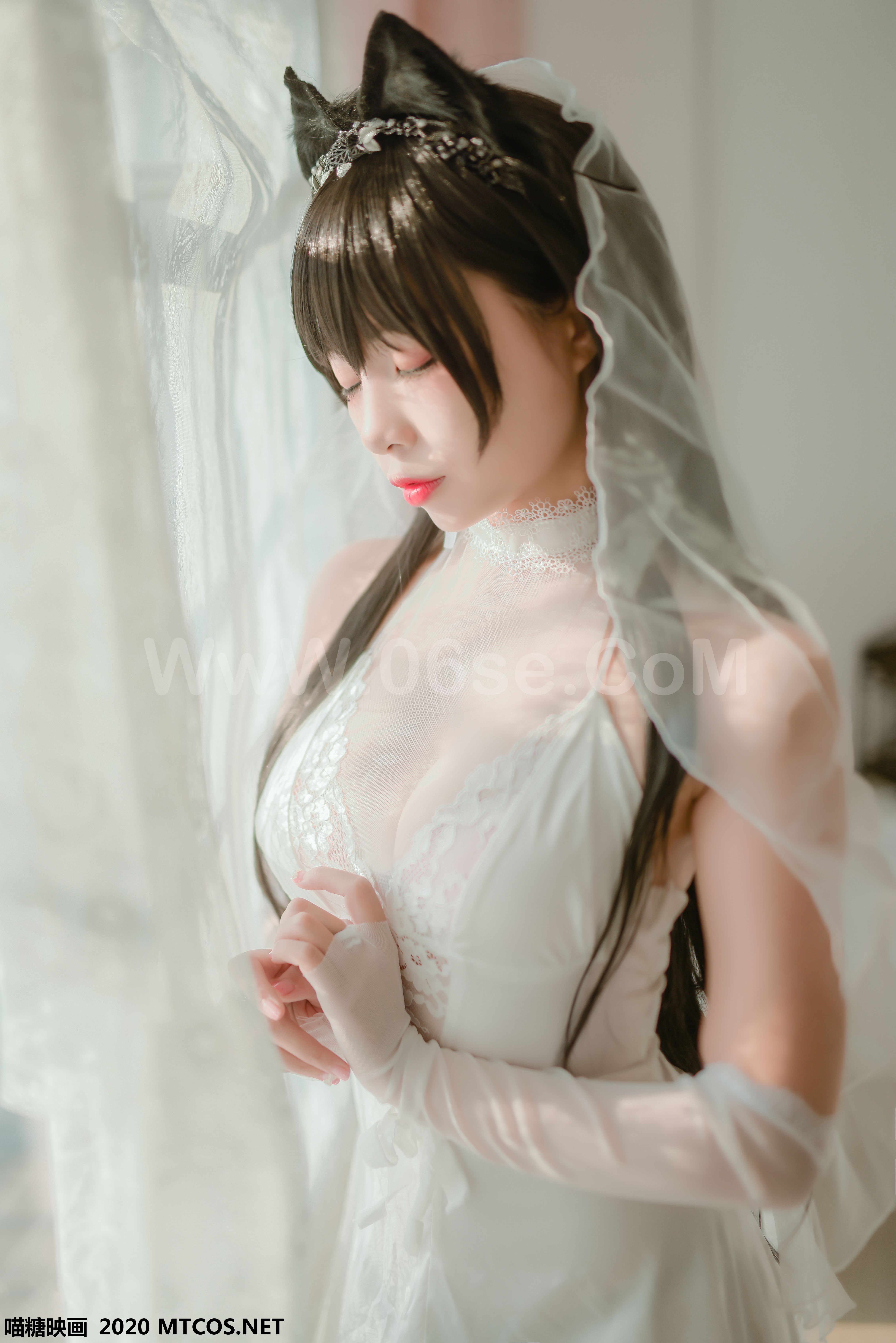 图片[31]-[MTCos] 喵糖映画 Vol.100 二佐Nisa 婚纱爱宕-六色网
