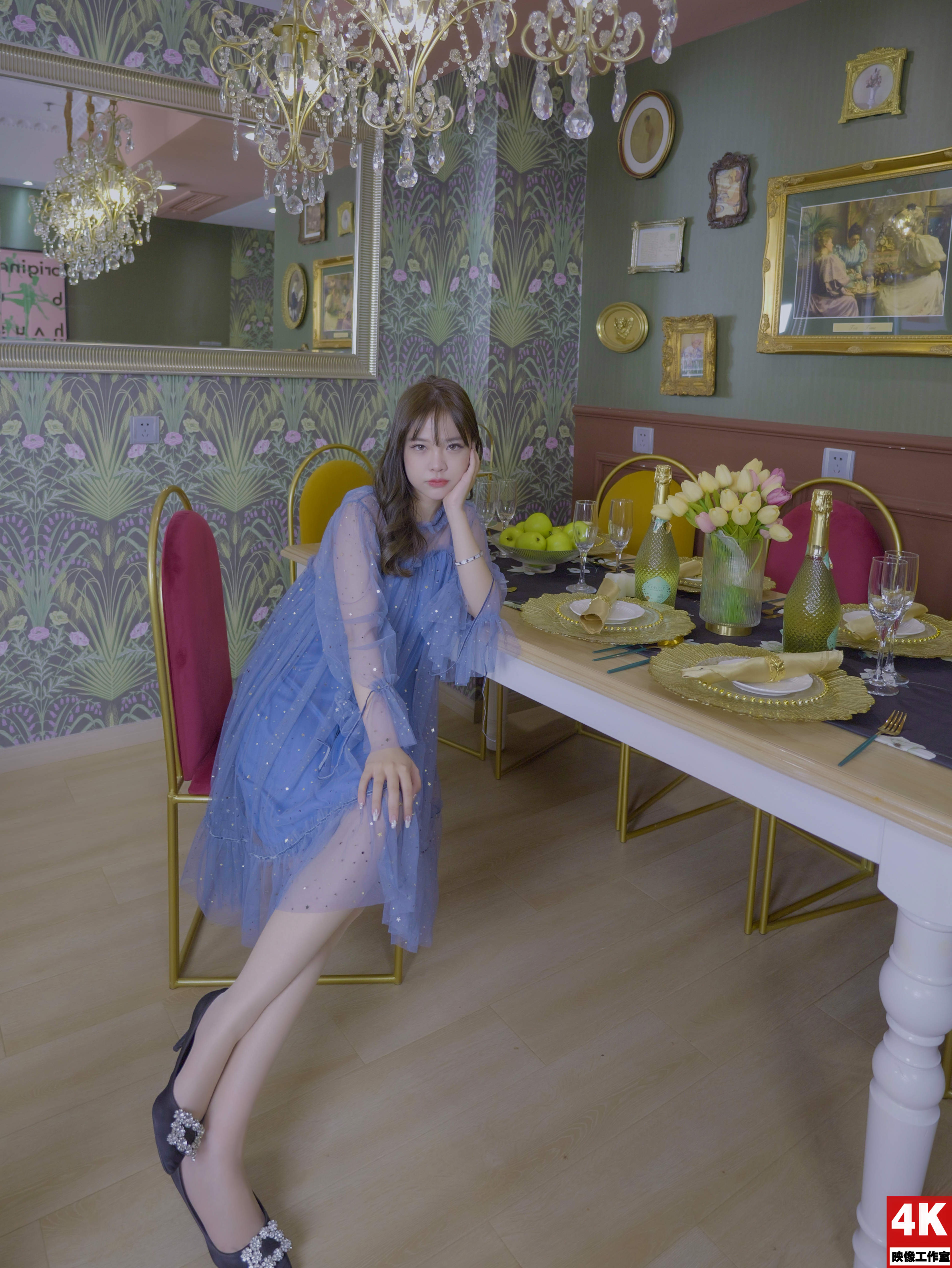 图片[2]-[Ligui丽柜] 2022.04.22 网络丽人 Model 小琳琳-六色网