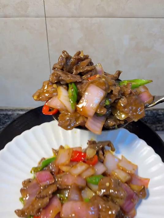 黑胡椒牛肉美味下饭