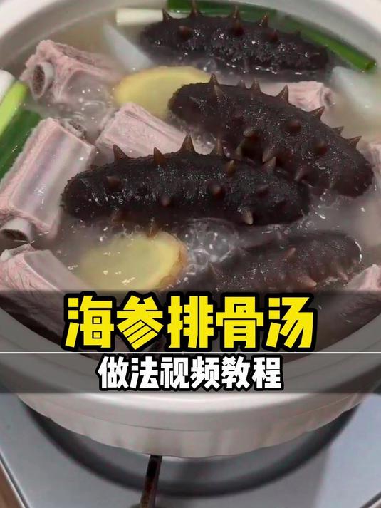 在家怎么炖海参排骨汤？步骤简单不翻车，新手也能零失败！