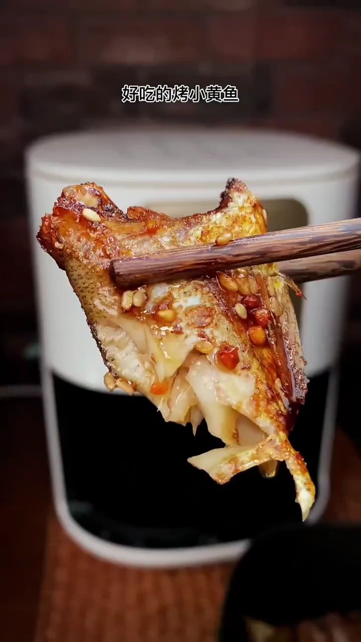 空气炸锅烤小黄花鱼又酥又香