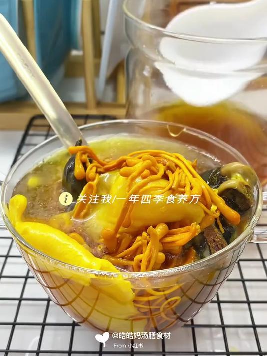 今天喝汤|花胶虫草花炖鸡肉|养气色强体质