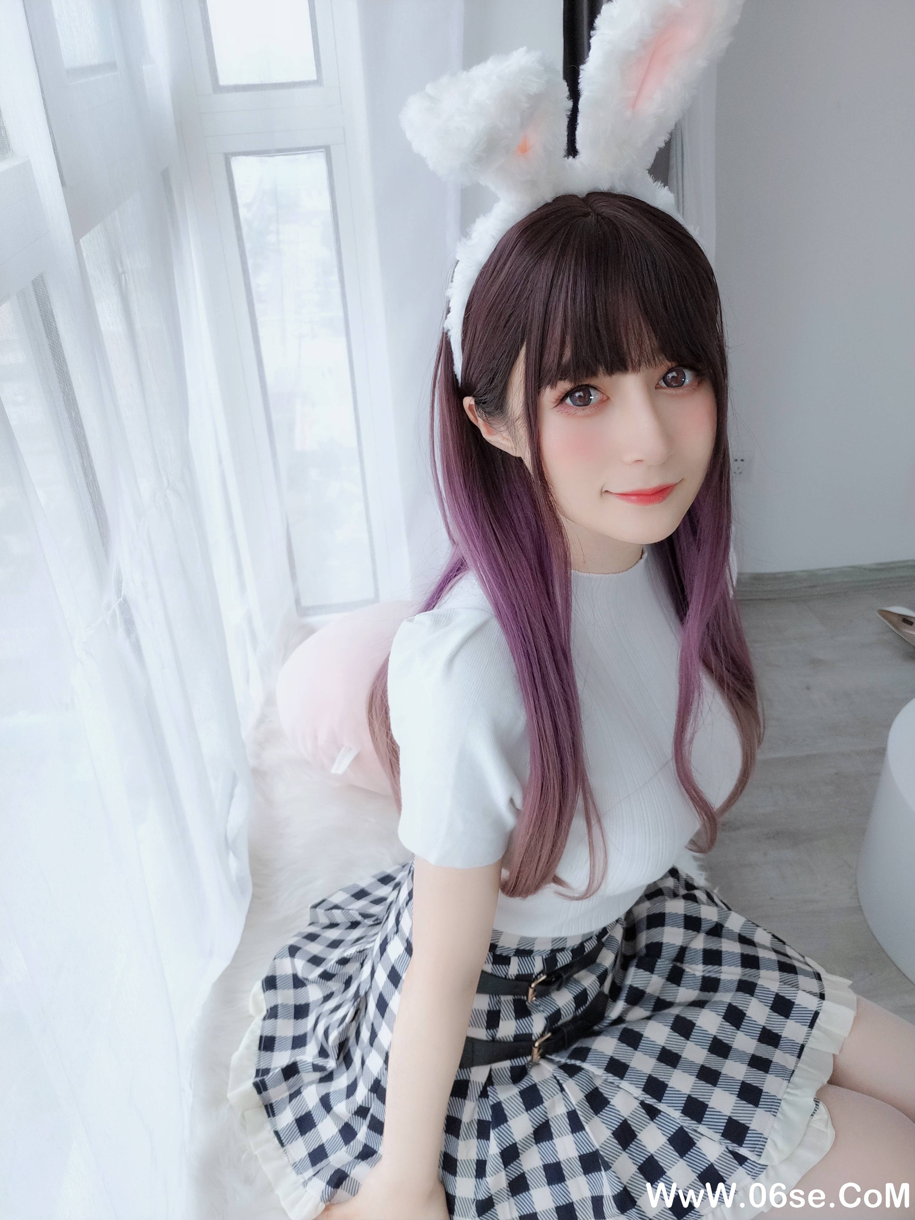 图片[8]-Coser小姐姐白银 NO.152 — 白丝兔女郎[168P+7V1.19G]-六色网
