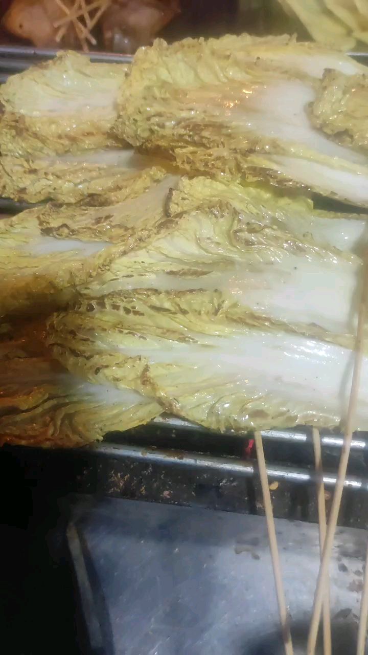 烧烤蔬菜之碳烤娃娃菜