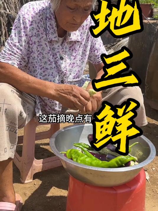 纯正东北地三鲜,地道农村味!