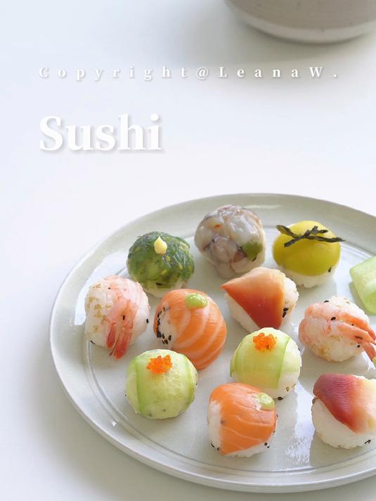 春意可爱寿司无需开火的低卡美味