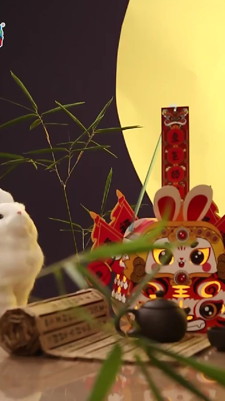 新年春节元旦手工diy国潮兔爷灯笼制作材料包幼儿园兔子花灯儿童
