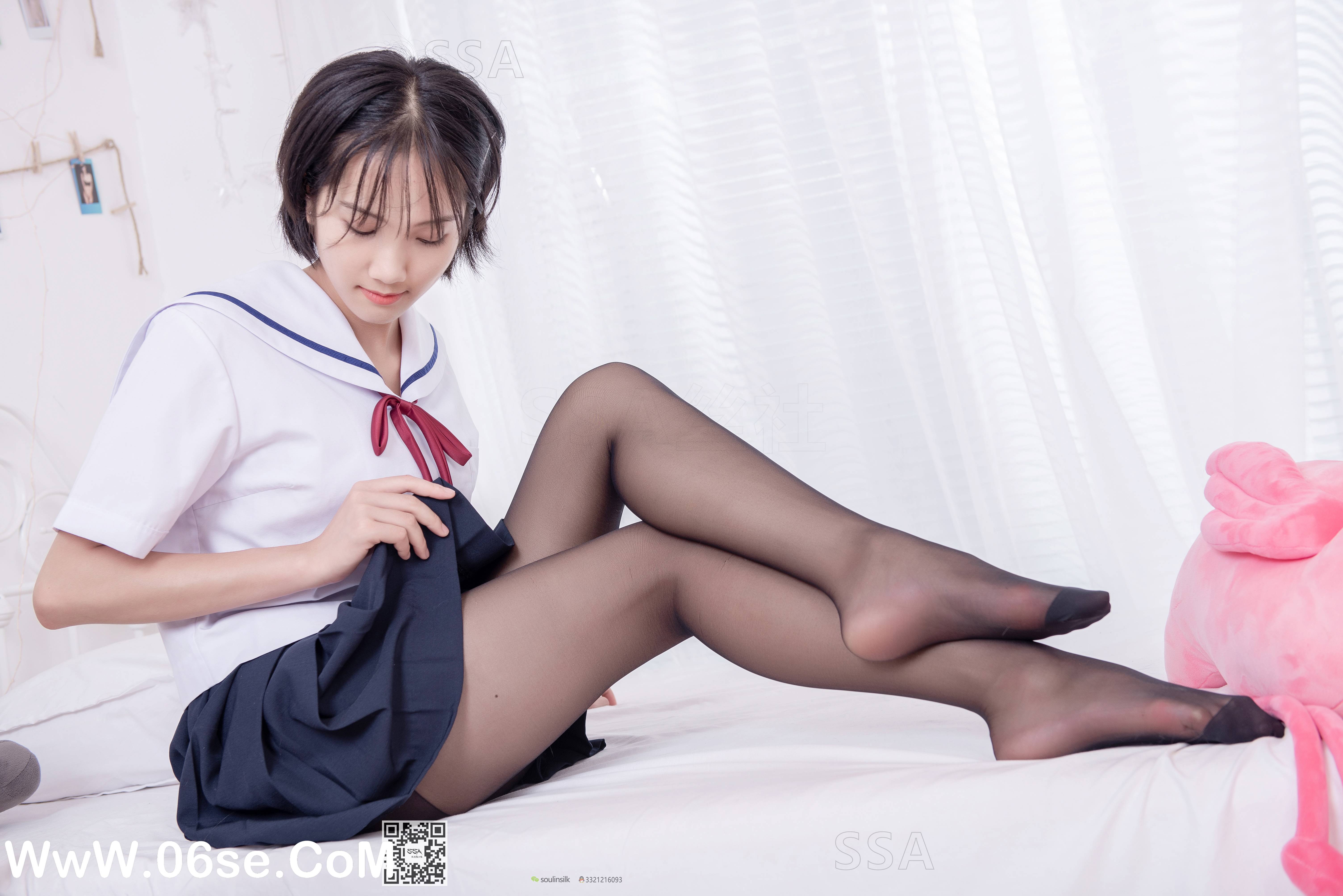 图片[107]-[SSA丝社] NO.169 小佩 JK制服黑丝[148P1.68G]-六色网