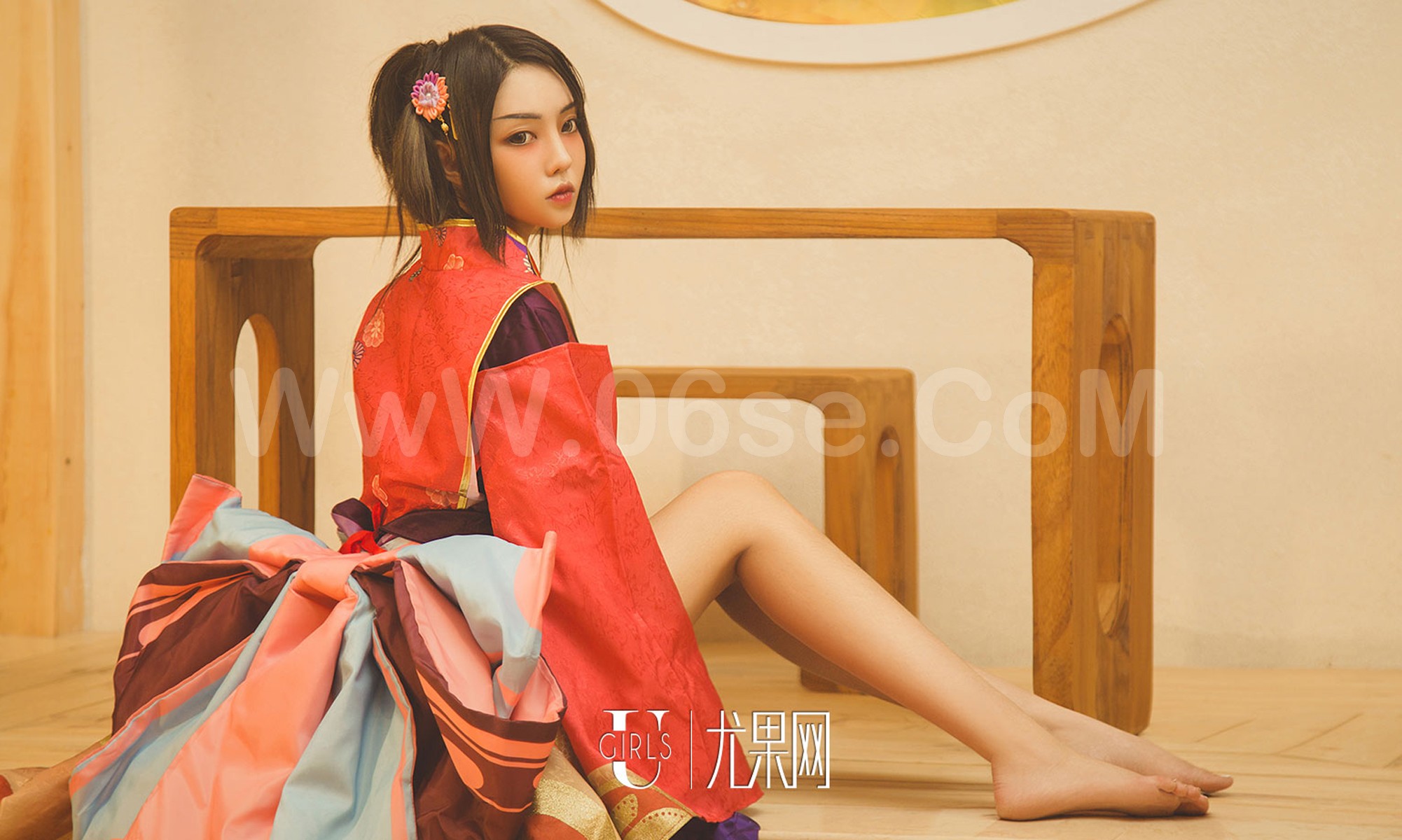 图片[32]-[Ugirls爱尤物] No.1170 Chen Guo Guo (陈果果) & Meng Shi Duo (孟十朵) & Qiu Qiu (球球)-六色网