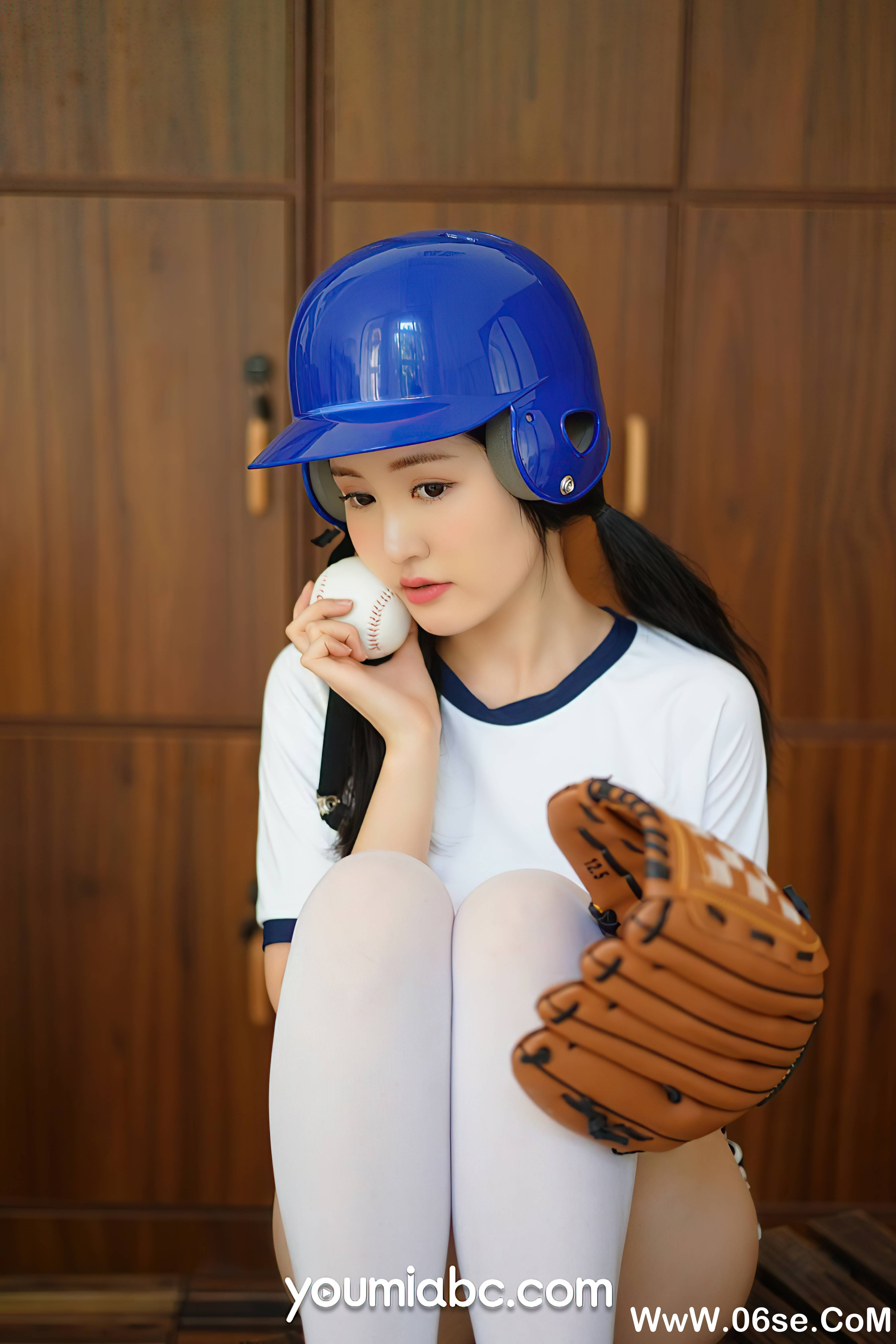 图片[30]-[YouMi尤蜜] 2021.07.05 棒球少女心动signal 沈梦瑶[32+1P690M]-六色网