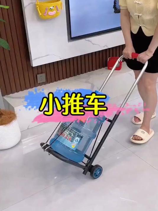 可折叠小拉车取快递买菜露营拉杆车家用小推车轻便载重手推车#好物推荐#