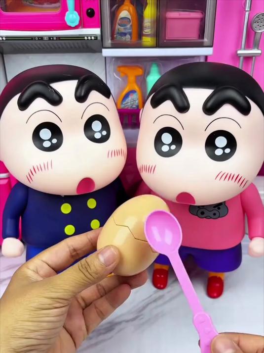 蜡笔小新吃鸡蛋