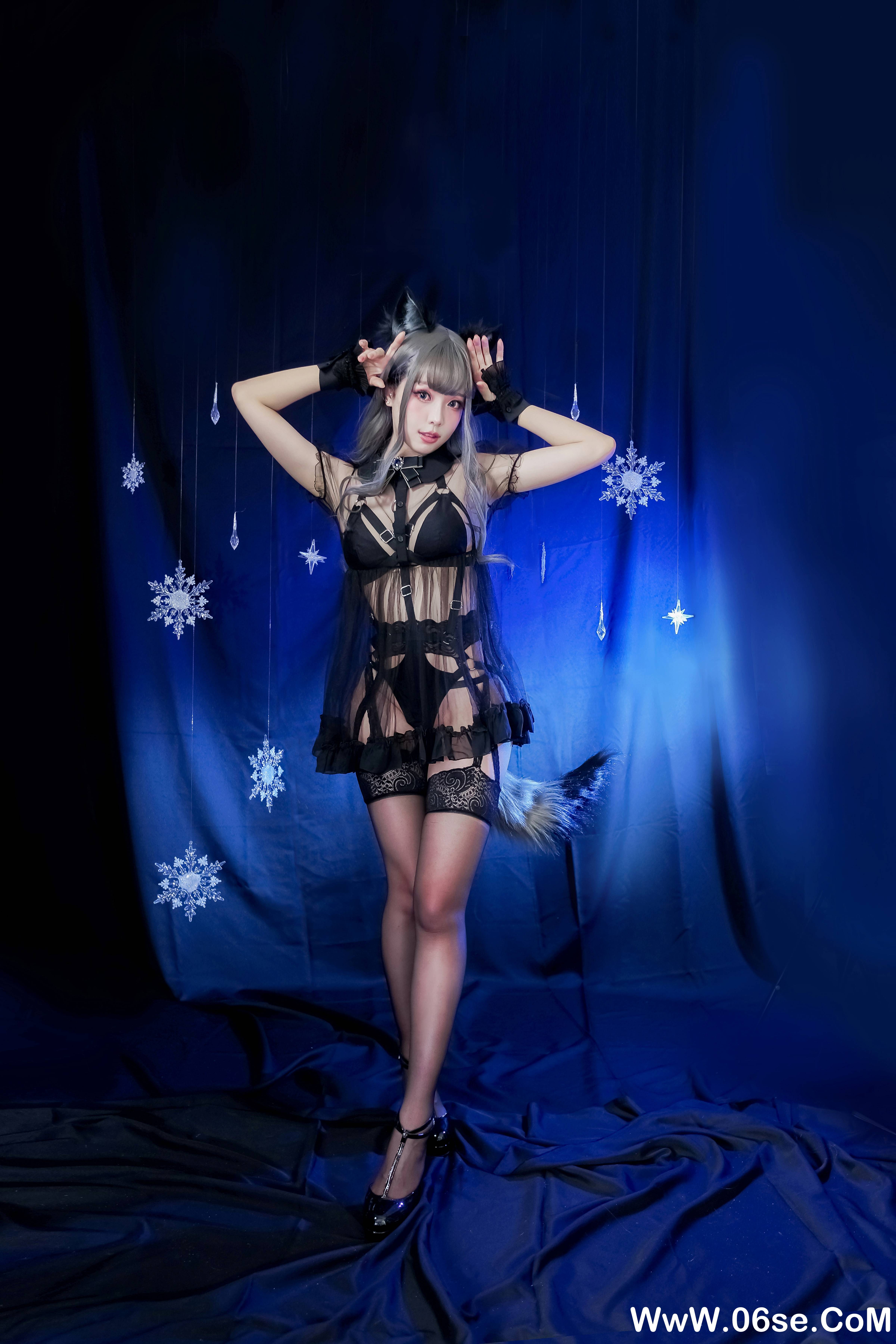 图片[23]-Ely_eee(ElyEE子) NO.038 — 灰太狼-黑色透视[24P+9V171M]-六色网