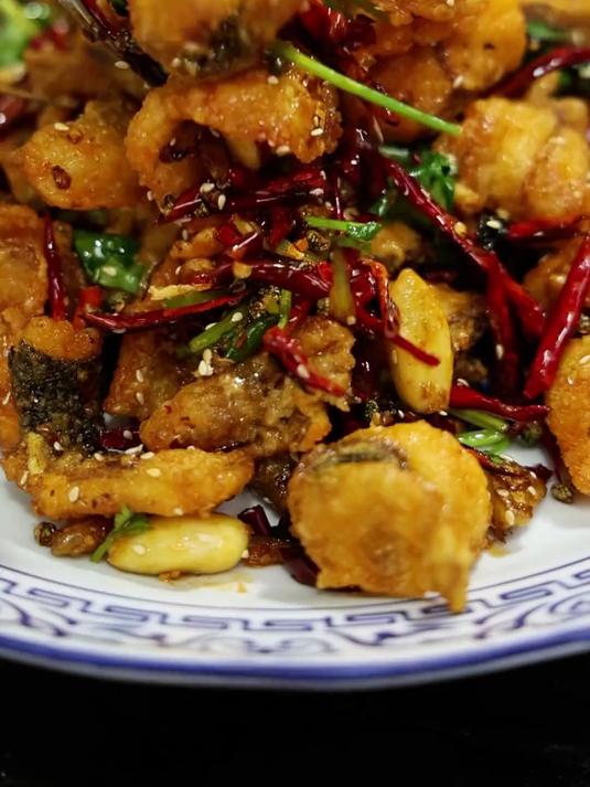 干煸黑鱼 一道风飞大江南北的美食