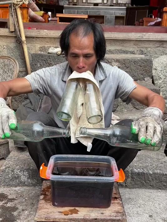 记录农村生活 非物质文化遗产 制作鱼露