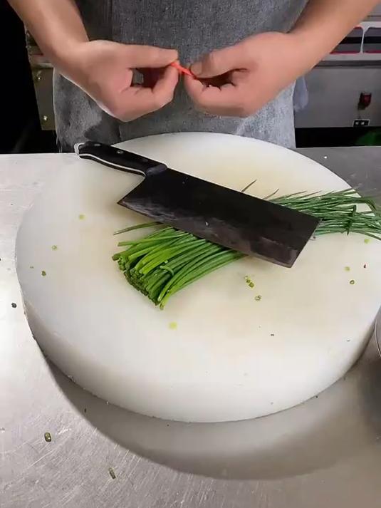中国厨师的切菜方法