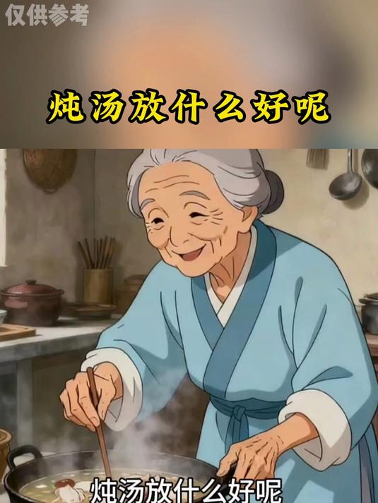 养生科普:炖汤放什么好呢