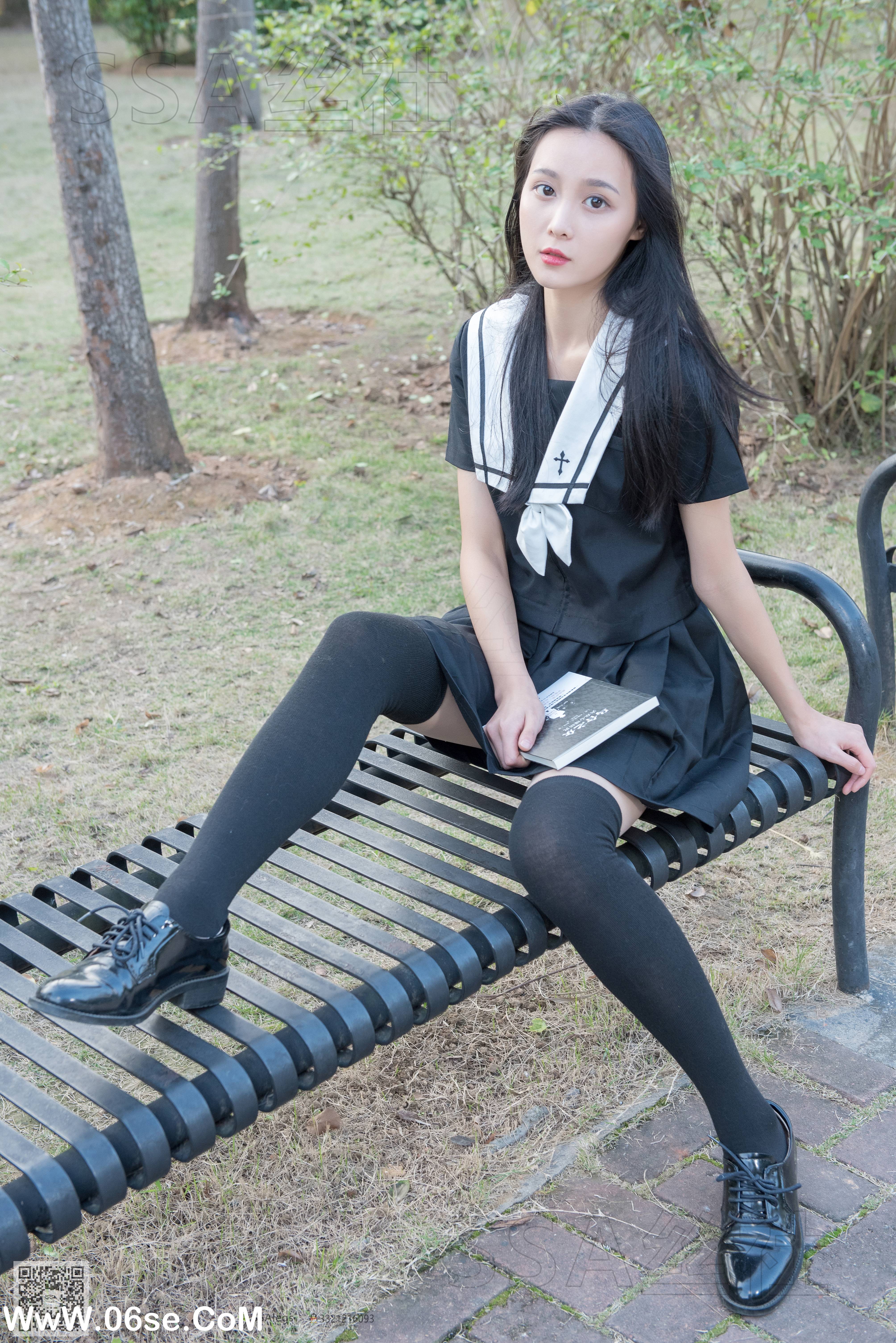 图片[47]-[SSA丝社] NO.060 君君 JK制服游公园[111P2.00G]-六色网