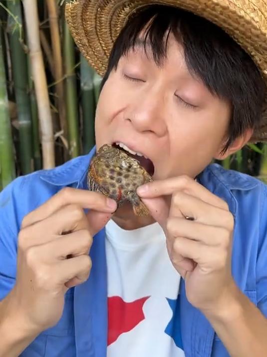 放生金鼓鱼宝宝!又是做好事的一天!