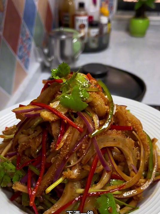 酸辣美味的凉拌牛肚