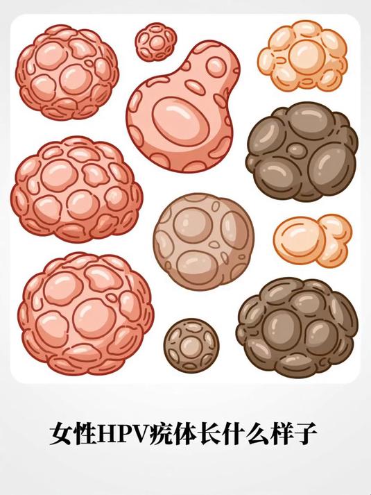 女性hpv疣体长什么样子 #健康扬帆季#