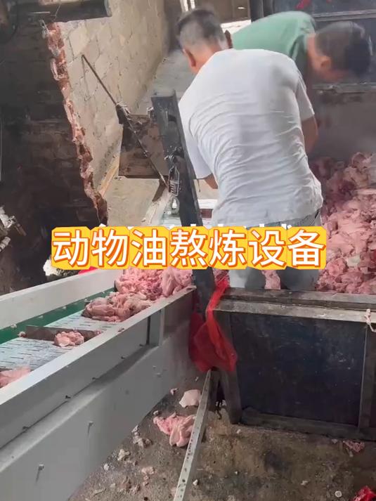 猪油熬炼设备 动物油炼油设备 饲料油加工