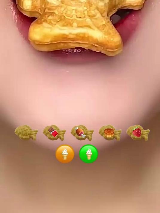 解压视频:夹心鱼饼和雪媚娘的搭配