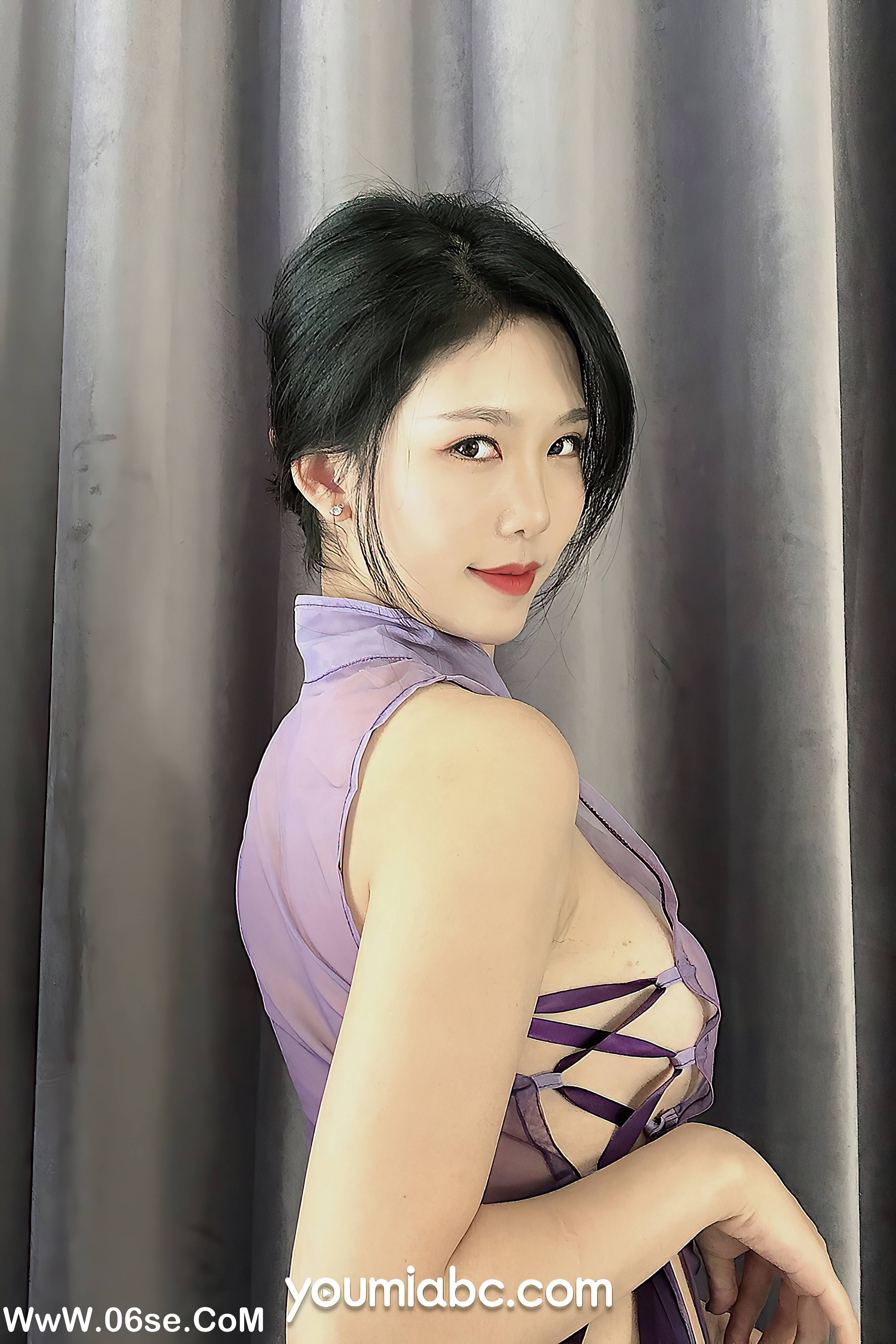 图片[15]-[YouMi尤蜜] 2021.10.15 江南烟雨紫 抖娘利世[32+1P438M]-六色网
