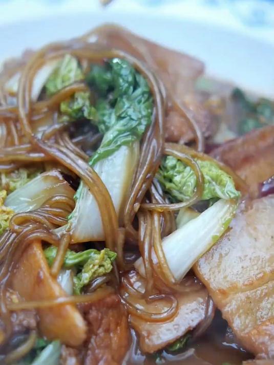 菊花心烧肉 到了冬天天冷以后就该吃这个菜