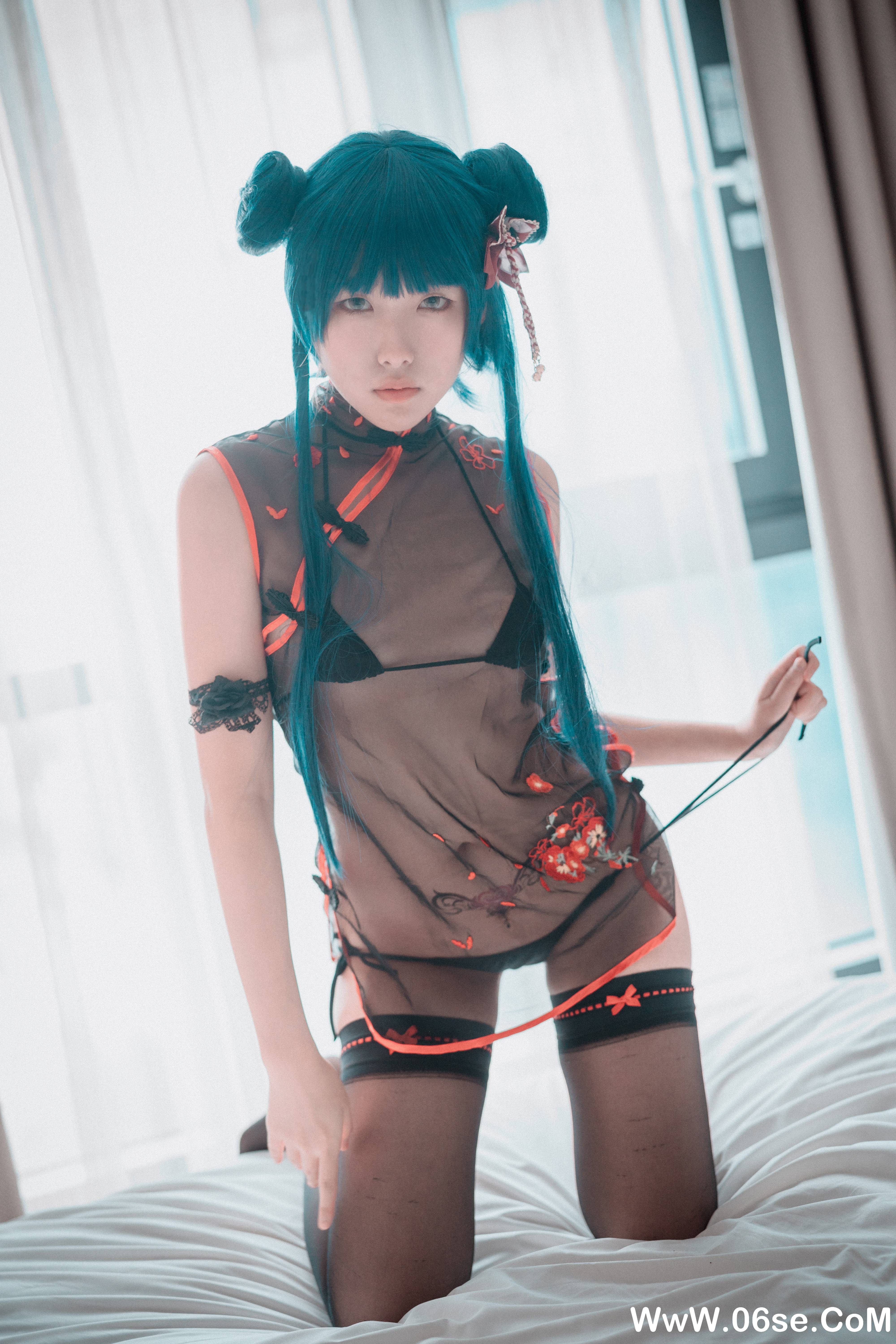 图片[11]-DJAWA — NO.127 Sheer Qipao Girl-Normal Ver [45P513M]-六色网
