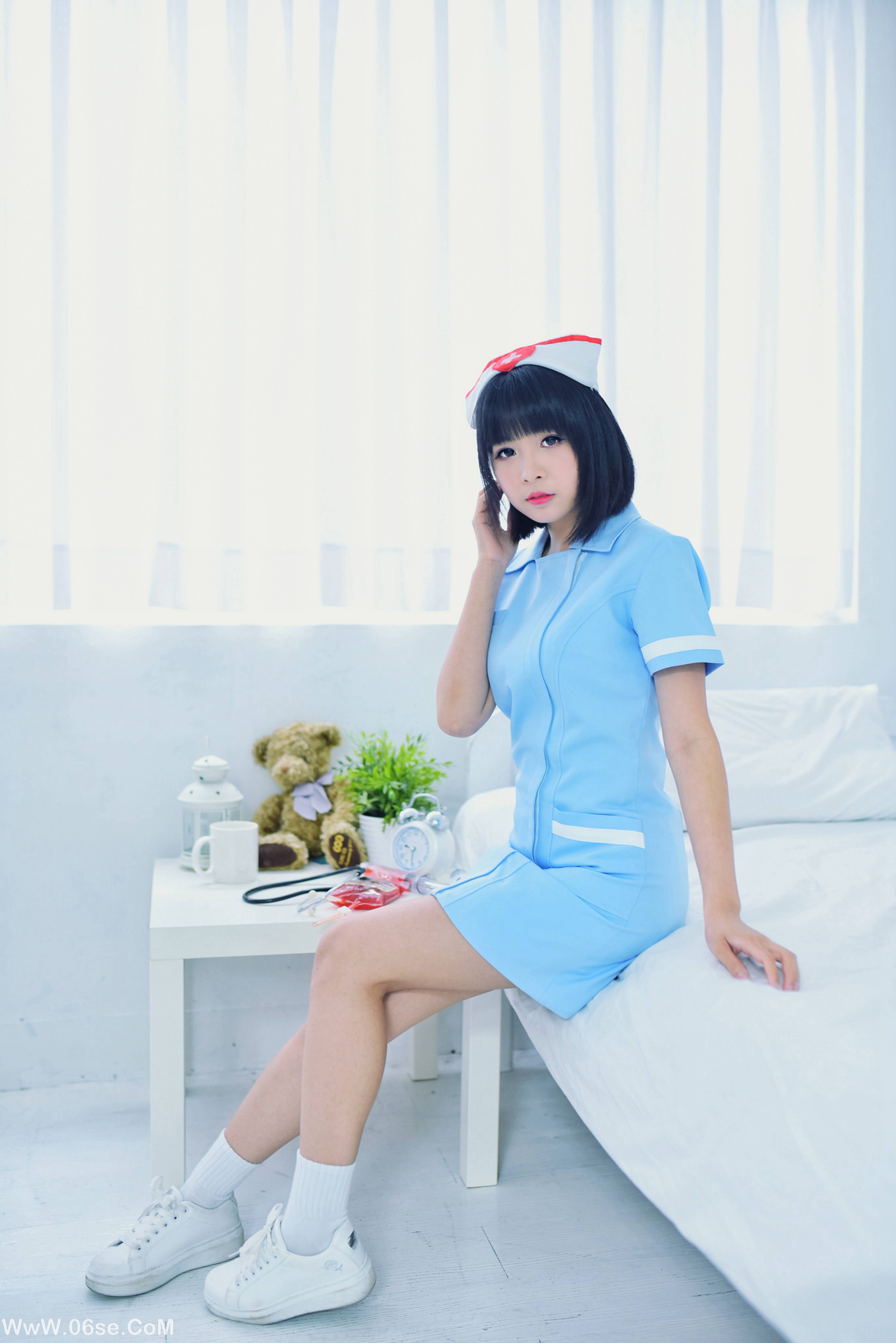 图片[36]-制服の女生 NO.004 海琳 护士与女仆[40P224M]-六色网