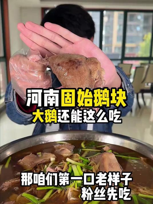 固始鹅块一口肉一口汤一口饭,根本停不下来