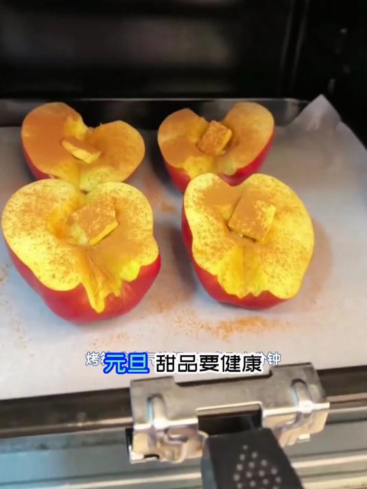 元旦甜品惊喜!肉桂烤苹果替代蛋糕,控糖补纤维