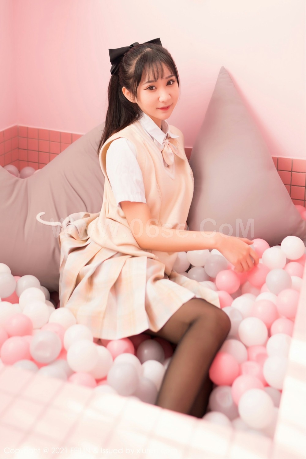 图片[2]-[FEILIN嗲囡囡] VOL.417 小果冻儿-六色网