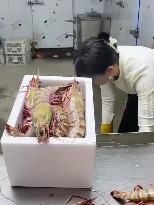 鲜活黑虎虾,现发品质,炒菜口感不错