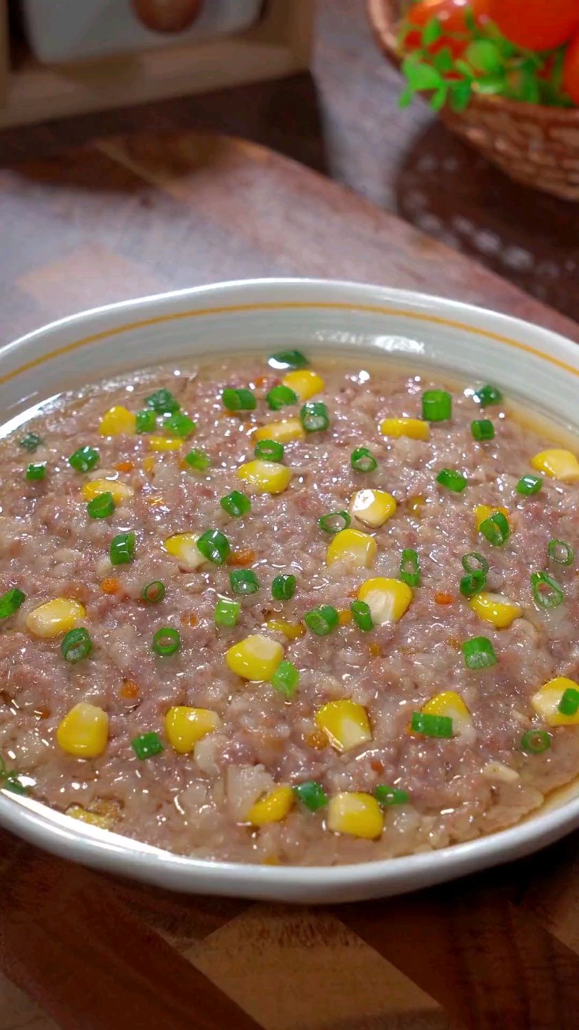 玉米蒸肉饼,好吃又营养