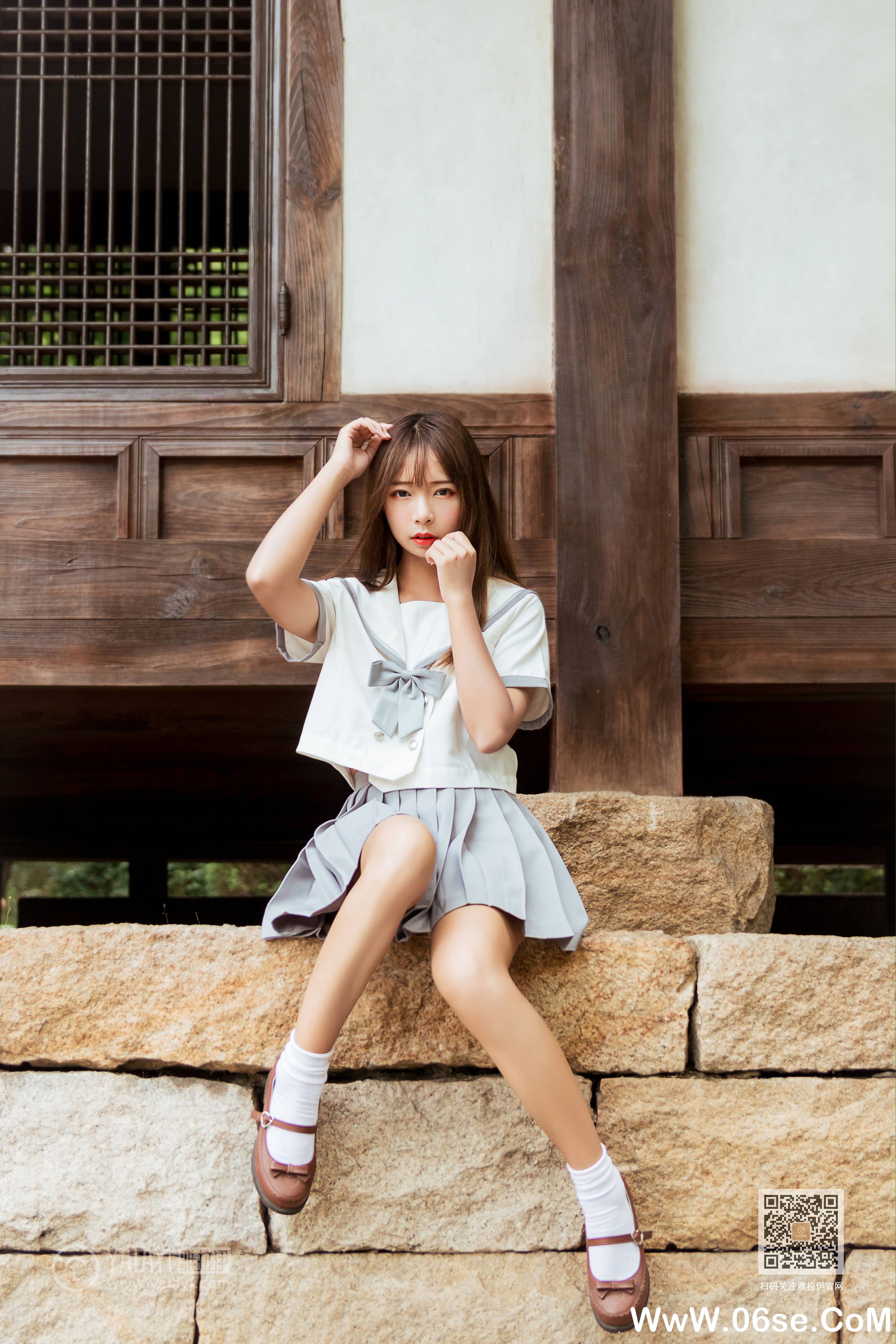 图片[5]-[YALAYI雅拉伊] 2019.11.25 NO.471 阿禾《越秀百褶裙少女》[42P+1P439M]-六色网