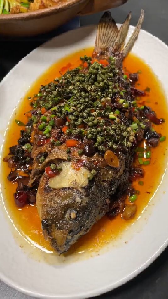 川味干烧鱼的做法