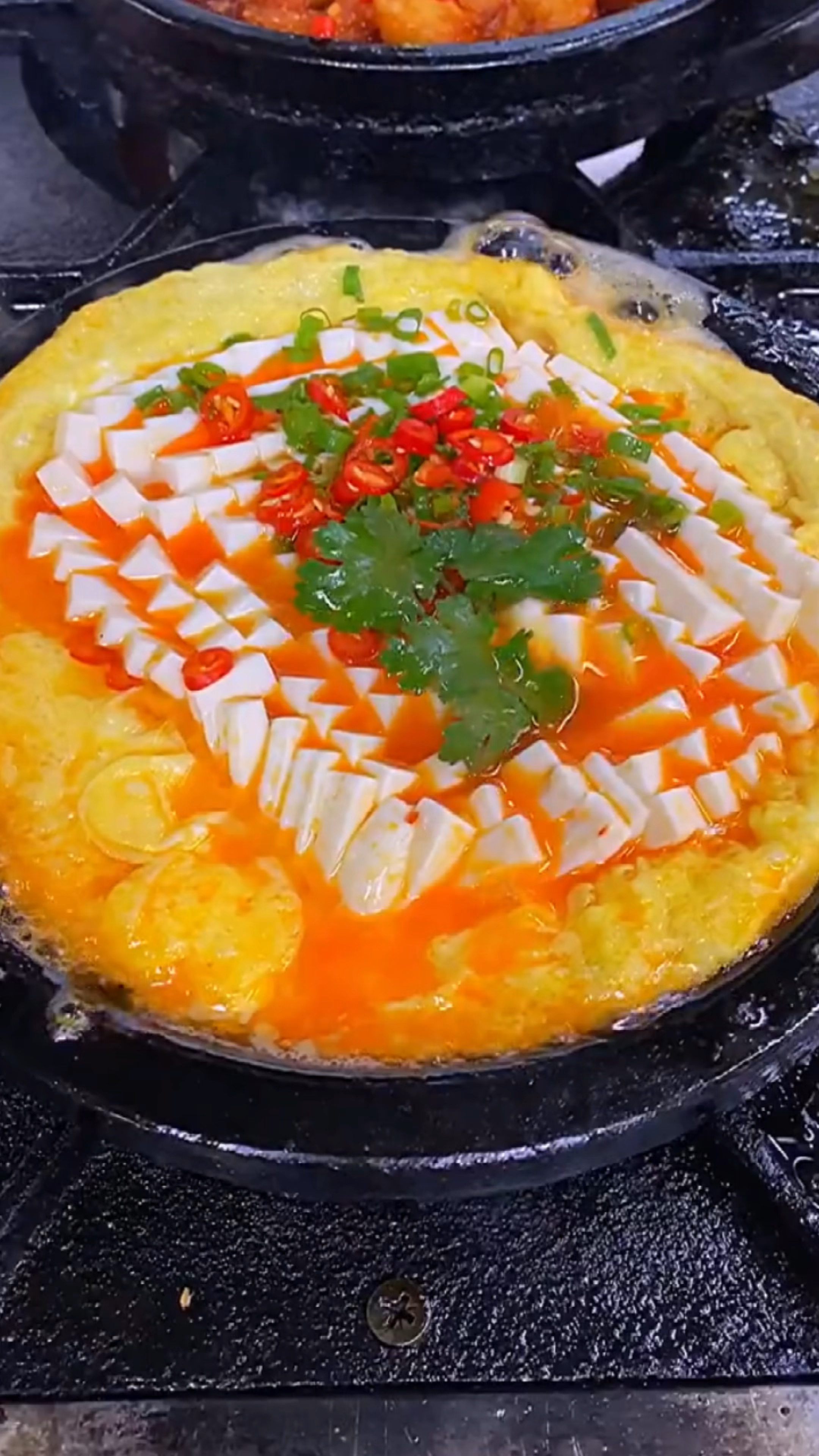 鸡蛋包嫩豆腐